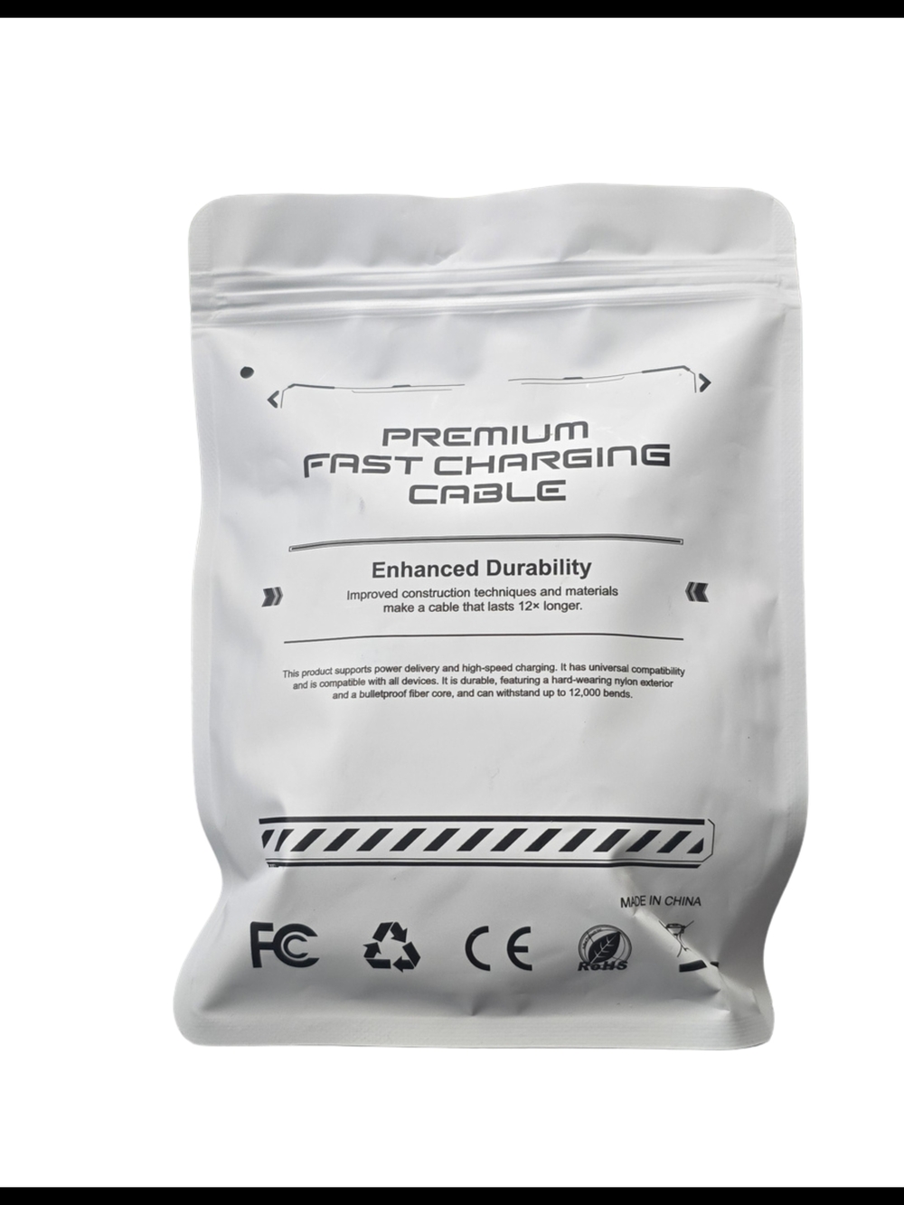 Premium Fast Charging Cable - White Packaging